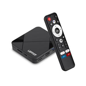 Android 14 TV Box, 2GB RAM + 16GB ROM, 4K Ultra HD Home Streaming Device for TV, 4K@60Hz Video Output, Support Voice Remote, WiFi 6, BT 5.4, HDR10, 3D, 100M Ethernet, RK3518 Quad-Core A53 CPU