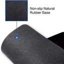 2024 Calendar Horizontal Non-Slip Rubber Mouse Pad， Calendar Black Mouse Mat Mouse Pad Office Gaming Mousemat 9.5 inch x 7.9 inch