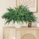 8 Pcs Christmas Decorations Norfolk Pine Branches, 18 Inch Faux Artificial Greenery Norfolk Pine Stems Crafts Faux Artifical Plant Indoor for vase Xmas Outdoor Home Decor