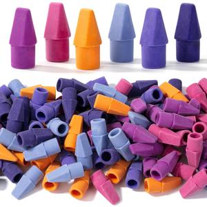 Mr. Pen- Pencil Top Erasers, 120 Pack, 6 Different Twilight Pulse Colors, Latex-Free & No Smudge Pencil Eraser Tops
