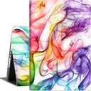 Case for iPad 9th Generation, Case for iPad 8th Generation, Case for iPad 7th Generation 10.2 Inch Kid Boy Girl Women Men Multi-Angle View Case Adjustable Stand Auto Wake/Sleep, Colored Smoke