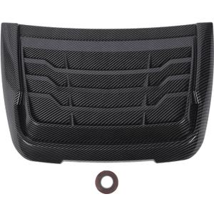 Hood Scoop Car Hood Vent, Air Intake Grille Inlet Trim Decor Cover, Bonnet Vent Cover Accessory for XLT XLS XL 2015 to 2022 (Carbon Fiber Style)