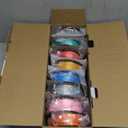 JAYO Silk PLA Filament Bundle 1.75mm, Silk 3D Printer Filament Bundle Multicolor, Individually Vacuum Packed, 8 Pack, Shiny Silk 2KG in Total, Light Gold+Silver+Black+Blue+Red+Green+Orange+Pink (0.25*8kg Silk Pla Lg+sv+bk+bl+rd+gn+or+pk)