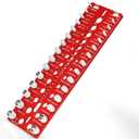 Thread Checker - 30 Nut & Bolt Thread Checker, Bolt Size and Thread Gauge 15 Standard and 15 Metric Sizes & 19 Drill Bit Gauge, Bolt and Nut Identifier Gauge for Easy Verifying Sizing