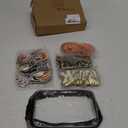 Yilloog 120 Pcs Halloween Patches Include 42 Chenille Patches Pumpkin Ghost Cute Skull Black Cat 78 Letters Patch for Clothing DIY (Halloween Style, Black White Fluorescent Orange)