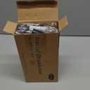 Paper Cup and Lid Holder with Straw Organizer, Disposable Coffee Cup Dispenser for Countertop Coffee Station Bar Restaurant Breakroom, Black