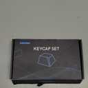 Womier Pudding Keycaps, PBT Shine Through Keycaps 165 Keys Set Custom Key caps Set OEM Profile, Universal Compatiability for 100%, 75%, 65%, 60% Keyboard-Black