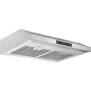 Range Hood 30 Inch Under Cabinet with 600CFM, Gesture Sensing & Touch Control Kitchen Vent Hood of Ductless/Ducted Vent with Stainless Steel Filters