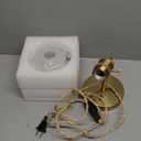 Plug in Wall Sconce, Vintage Sconce Light with Tulip Milk White Glass Lampshade, Bedside Wall Sconce with Switch and Plug in Wall Lamp Cord, Gold Wall Light for Bedroom (Plug in1 Pack)