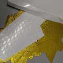 256 Pcs Glitter Star Cutouts Paper Decoration Back to School Cardboard Glitter Star Wall Decor Confetti Cutouts for Bulletin Board Classroom Movie Night Party Decoration 4 Sizes(Gold)
