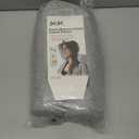 Dot&Dot Twist Memory Foam Travel Pillow for Airplanes - Travel Neck Pillow for Sleeping - Airplane Pillow for Neck Support, Chin, Lumbar and Leg - Adjustable, Bendable Neck Roll Pillow (Gray)