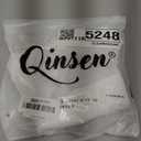 QINSEN Women's Double Layer Tank Tops Square Neck Sleeveless Basic Tight T Shirts (Medium)