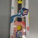 YOLOPLUS+ 17 Inch Toddler Ukulele Guitar Toy 4 Strings Mini Guitar for Kids - Children Musical Instruments Educational Learning Toy (17 inch Pink Color)