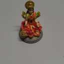 alikiki Small Hindu Goddess Lakshmi Statue - 3.9H Indian Ido Laxmi Figurine for Car Dash Board Decor Home Office Mandir Temple Altar Shrine Pooja Item Murti for Diwali Puja Gifts