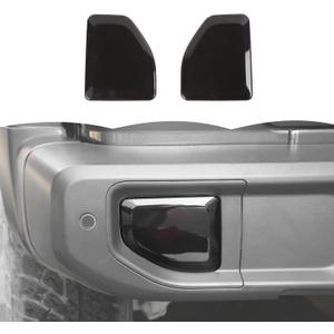 RT-TCZ Smoked Black Rear Fog Light Lamp Trim Cover Decoration Exterior Accessories for Jeep Wrangler JL JLU 2018-2025