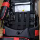 Respawn 900 Console Gaming Recliner with Footrest and Lumbar Support - Comfortable Ergonomic Gaming Chair with Headrest, No Wheels, Reclining, Heavy Duty, Racing Style Video Game Chairs - Red