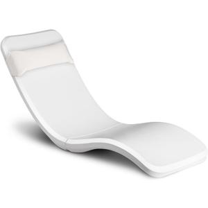 GoSports Coast Modern in Pool Lounge Chair - Waterproof & Weighted Chaise Lounger - Outdoor Pool Furniture for Patio or in Baja Shelf