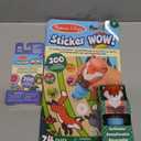 Melissa & Doug Sticker Wow! Fox Bundle: 24-Page Activity Book, Refillable Sticker Stamper, Mini Pad, 500 Stickers, Arts and Crafts for Kids Ages 3+