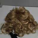 Men's Wigs 70s 80s Wigs for Men Blonde Brown Wavy Curly Mullet Wig Halloween Costume Theme Party Wig