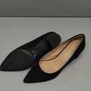 Women’s Chunky Low Block Heels Closed Toe Dress Pumps Shoes, Size 10