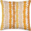 Puakenikeni Flower Lei Throw Pillow (16x16)