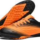 Mens Indoor Soccer Shoes Youth Futsal Shoes Turf Trainer Soccer Shoes, 9.5