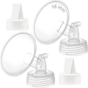 Maymom 16mm Flange and Duckbill Valve Compatible with Spectra S1 Spectra S2 Spectra 9 Plus Not Original Spectra Pump Parts Replace Spectra S2 Pump Parts Spectra Flange Spectra Duckbill Valve