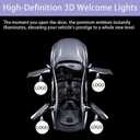 4 Pack Car Door Lights Logo Projector, LED Door Projector Lights Compatible with 1/3/4/5/6/7/X1/X2/X3/X4/X5/X6/M/Z/GT Series Car Accessories, Puddle Lights Ghost Shadow Welcome Light