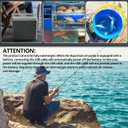 Small Aerator for Fish 19GPH-35GPH,Minnow Bucket USB Aerator,Adjustable Air Pump,Quiet Voice,with Car Cigarette Lighter,Suitable for Fishing Enthusiasts,Long Distance Transportation of Fish by Car