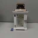 Memorial Lantern, Sympathy Gifts for Loss of Mom/Dad/Loved One, Bereavement Gifts, in Memory of Loved One Lantern,Celebration of Life, Memorial Gifts, Funeral Lantern,Because we Love is in Heaven