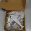 3 Pack Airplane Shaped Wall Coat Hooks Nursery Decor Wooden Airplane Decorative Cute Coat Rack Wall Mount Aviation Decor for Bedroom Living Room Office Entryway Door Nursery (Retro)