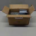 4 Pack Garage Door Side Lock with Self Tapping Screws, Heavy Duty Inside Deadlock Dual Side Lock Part, Galvanized Steel, for Door Security Slide Latch Assembly Replacement, Black PVC Handle Cover