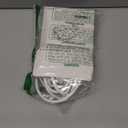 10 Ft Surge Protector Power Strip - YISHU 3 Side Outlet Extender with 8 Widely AC Outlets and 4 USB Ports, 10 Feet Extension Cord with Flat Plug, Wall Mount Desk USB Charging Station, ETL,White