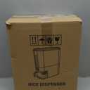 Sooyee 23 Lbs Rice Dispenser with Measuring Cup and One Drawer Food Storage Containers for Rice, Corn,Soybean & Oatmeal,Airtight, Moisture Proof