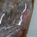 Yinkin 20 Set 8 oz Plastic Milk Bottles with Straws Metal Lids Clear Plastic Containers for Dairy Milk Party Bottle for Juices Shakes Smoothies(Gold Lid)