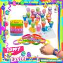 120 Pack Easter Egg Fillers, Easter Basket Stuffers for Kids Girls Boys, Easter Party Favors, Easter Egg Stuffers, Easter Gifts, Easter Toys Bulk, Classroom Prizes, Pinata Goodie Bags Stuffers