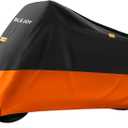 Bike Cover Waterproof Outdoor - Bicycle Covers for 1 or 2 Bikes - 420D Heavy Duty Rain Sun UV Dust Wind Proof Cover for Electric Mountain Road Bike