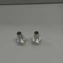 Fitvell Stainless Steel Hose Barb Fitting 3/4" Hose Barb to 1" NPT Male Thread Connector Hex Adapter Air Water Fuel (pack of 2)