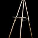 Wood Easel for Wedding or Any Event's Framed Picture Display (65" Tall) l Events Flower Display l Wood Easel Floral (Natural)