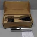 Oster Cordless Electric Wine Bottle Opener with Foil Cutter FFP One Silver