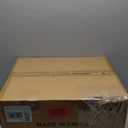 Black Glass Chandelier 6-Light Water Ripple Glass Pendant Lighting Luxury 15.7" Hanging Light Fixture for Dining Room,Kitchen Island,Entryway,Hallway,Bedroom,E12 Base