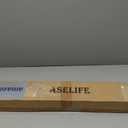 8FT Box Rail Hardware Heavy Duty Steel Sliding Barn Door Track, Wall Mount Kit, Fit Indoor and Exterior Door, Smoothly and Quietly Easy to Install