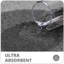 Bath Mat,Ultra Thin Bathroom Runner Rugs,Large Bath Mats for Bathroom,Quick Dry,Non-Slip,Machine Washable,Low Pile,Bath Rug,Shower Outside,Sink,Home Decor Accessories.Dark Grey,2'x5'（24x60inch）