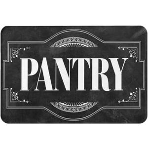 Pantry Welcome Pantry Room Non - Slip Absorbent Resist Dirt Doormat Entrance Rug Inside Floor Mats for Home Bedroom Kitchen Front Porch 30"x18"