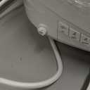 Electric Bidet Toilet Seat Elongated with Heated Seat, Warm Air Dryer, Endless Warm Water, Oscillating and Pulsating Spray Wash, Stainless Steel Self-Clean Nozzle, Sense Seat (Dual Temperature Display 2)