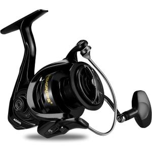 Fishing Reels Spinning Reel Left/Right Interchangeable Aluminium Handle, 7.5 oz Ultralight Spinning Reels, 5.5:1 Gear Ratio Deep/Shallow Aluminum Spool for Freshwater and Saltwater