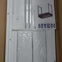 Pamray 32 Inch Small Computer Desk with 2 Drawers for Bedroom Study Writing Home Office Table for Small Spaces White