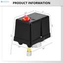 Universal Air Compressor Pressure Switch Control Valve