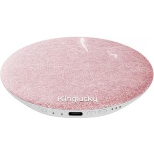 Kinglucky Pillow Speaker for Sleeping, Mini Bluetooth Speaker Under Pillow with Built-in Pink Noise White Noise Sound Machine for Sleeping, Headphone-Free Sleep Speaker for Side Sleeper Pink