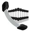 Baby Proofing Child Safety Locks (12 Pack) by Skyla Homes - The Safest, Quickest and Easiest 3M Adhesive Cabinet Latches, No Screws & Magnets, Multi-Purpose for Furniture, Kitchen, Ovens, Toilet Seats (Black)